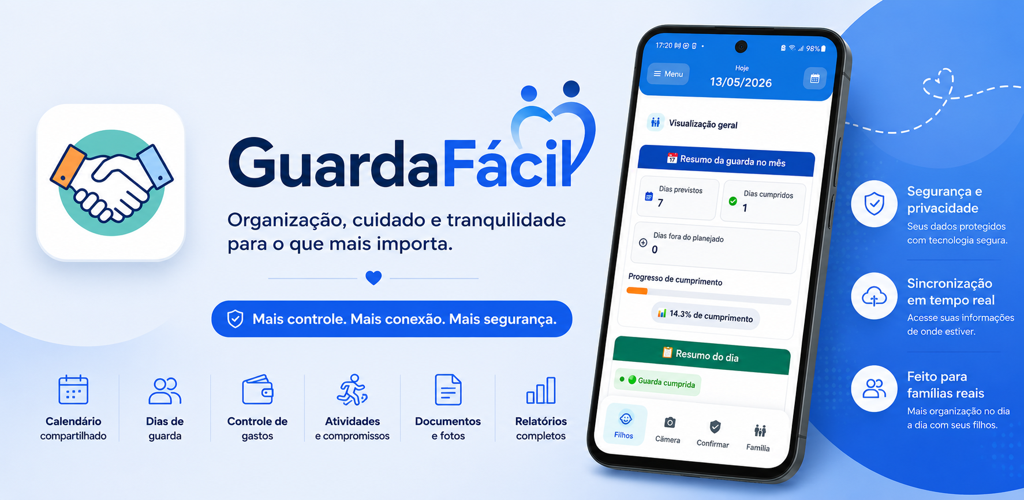 Banner do aplicativo GuardaFácil
